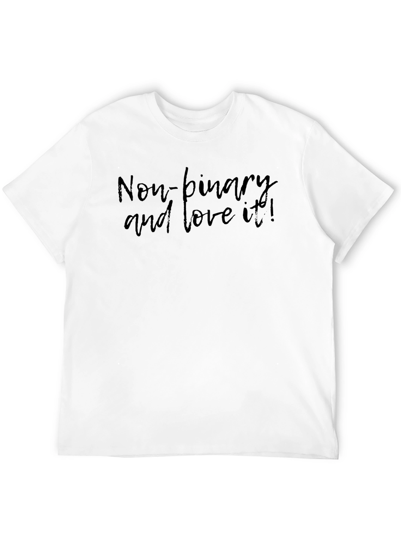Non-Binary Pride Black Graphic T-Shirt