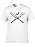 Baseball Bats and Ball Graphic T-Shirt