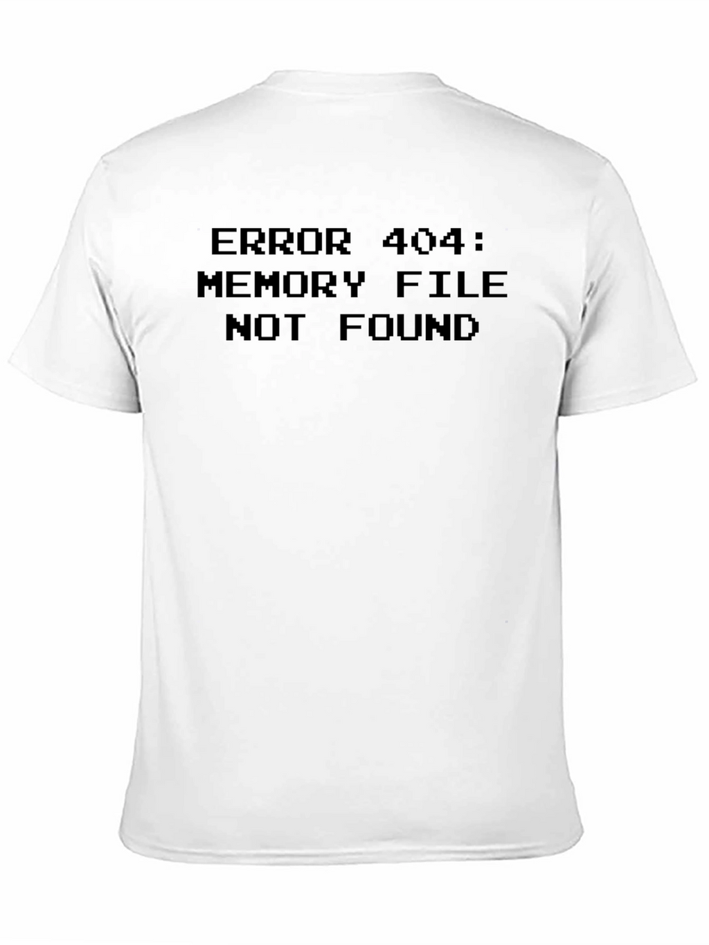 Error 404 Funny Programmer T-Shirt - Black