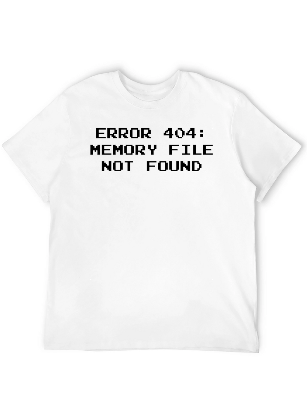 Error 404 Funny Programmer T-Shirt - Black