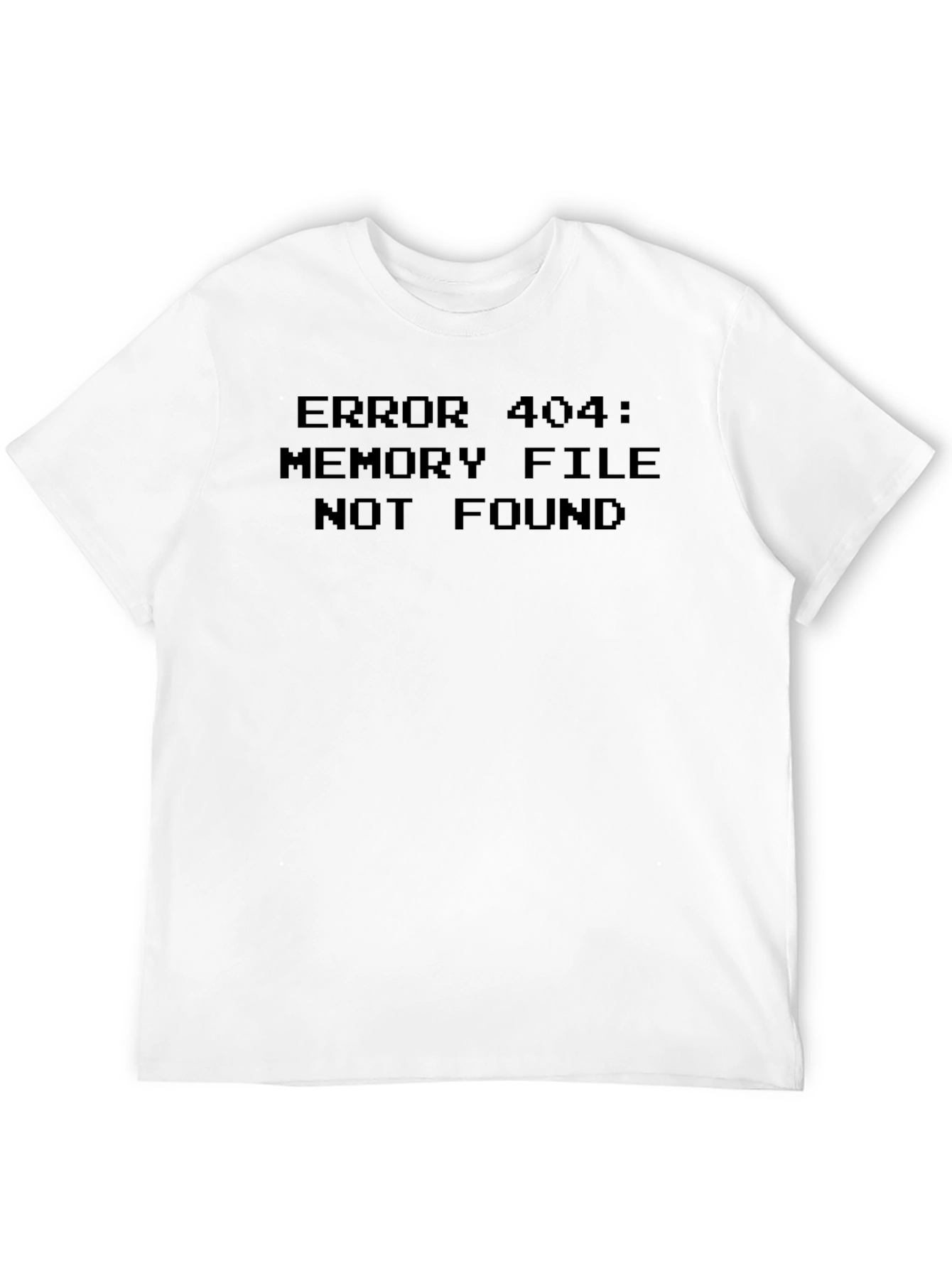 Error 404 Funny Programmer T-Shirt - Black