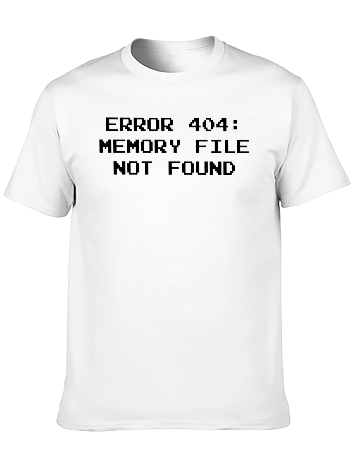 Error 404 Funny Programmer T-Shirt - Black