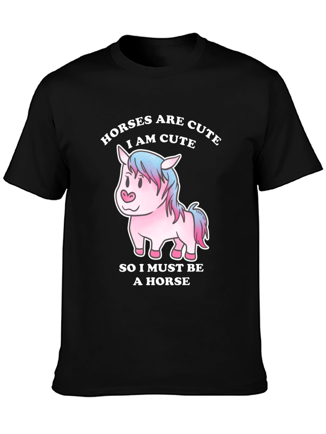 Cute Horse T-Shirt - Horses are Cute - Funny Graphic Tee