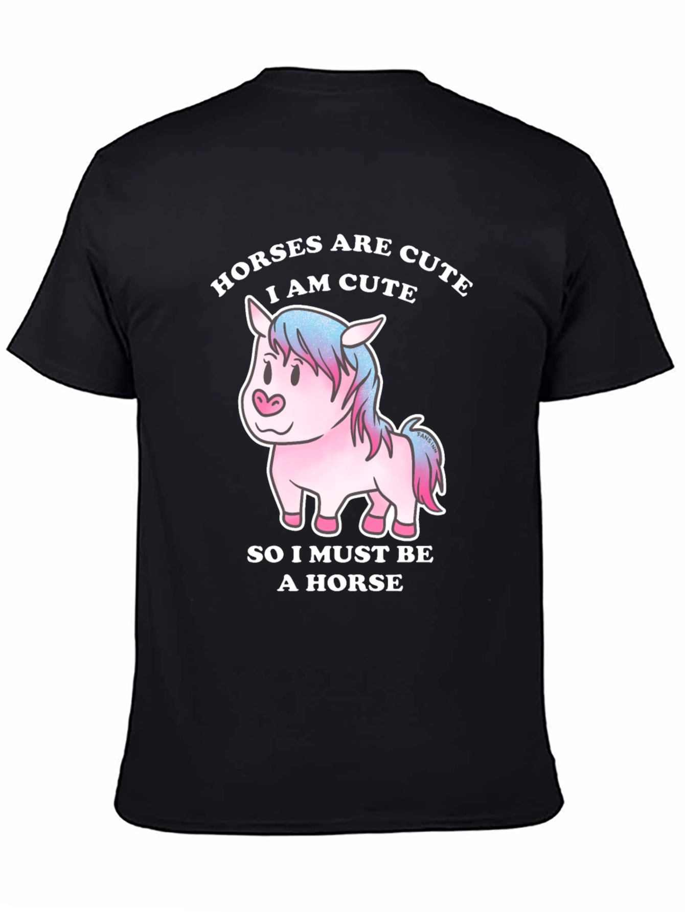 Cute Horse T-Shirt - Horses are Cute - Funny Graphic Tee