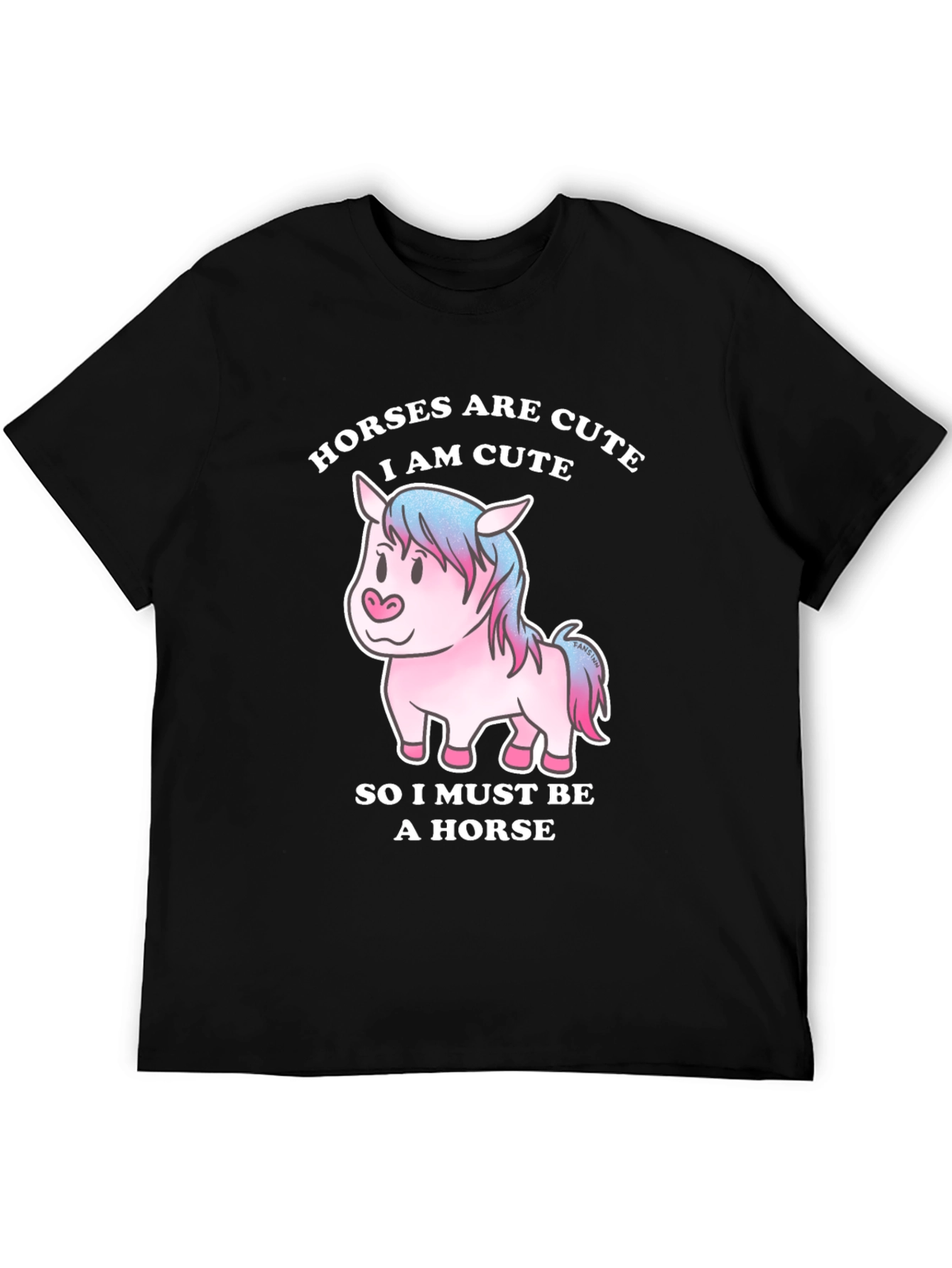 Cute Horse T-Shirt - Horses are Cute - Funny Graphic Tee