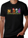 Nurse Halloween Christmas Graphic T-Shirt