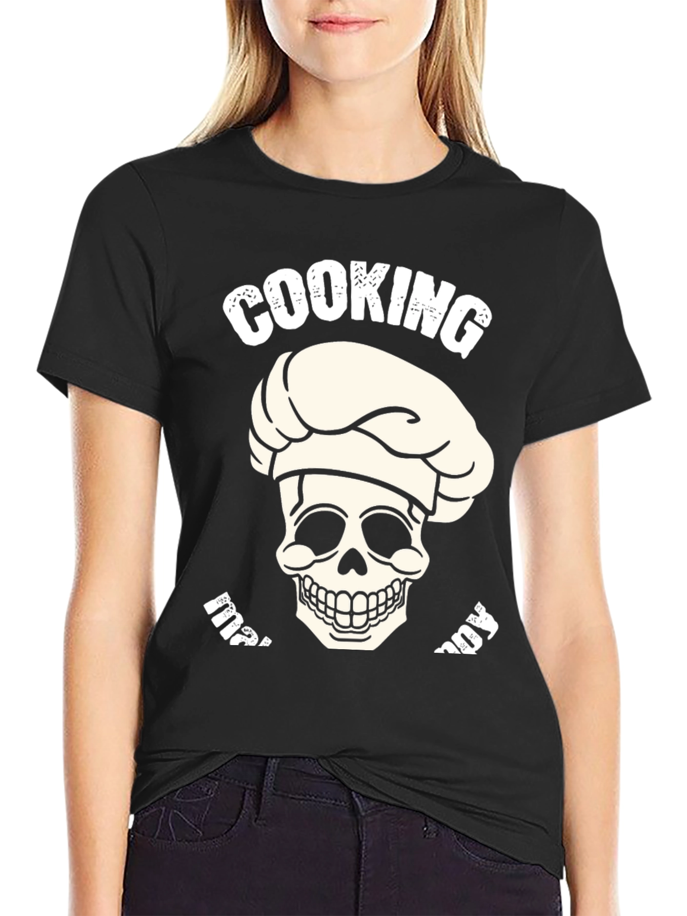 Cooking Til I Die Black T-Shirt