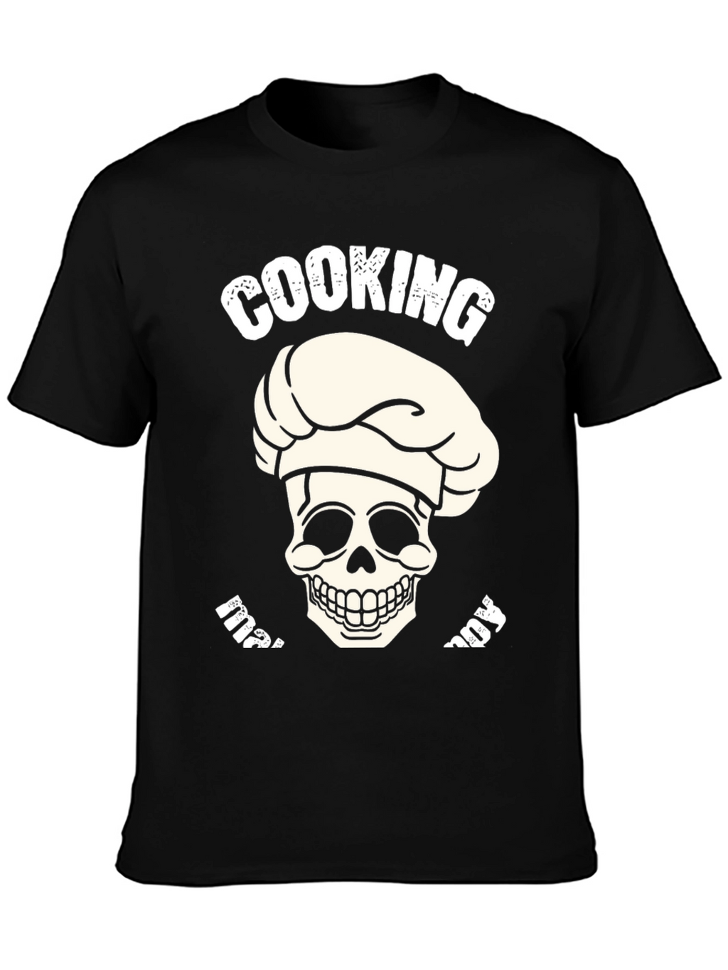 Cooking Til I Die Black T-Shirt