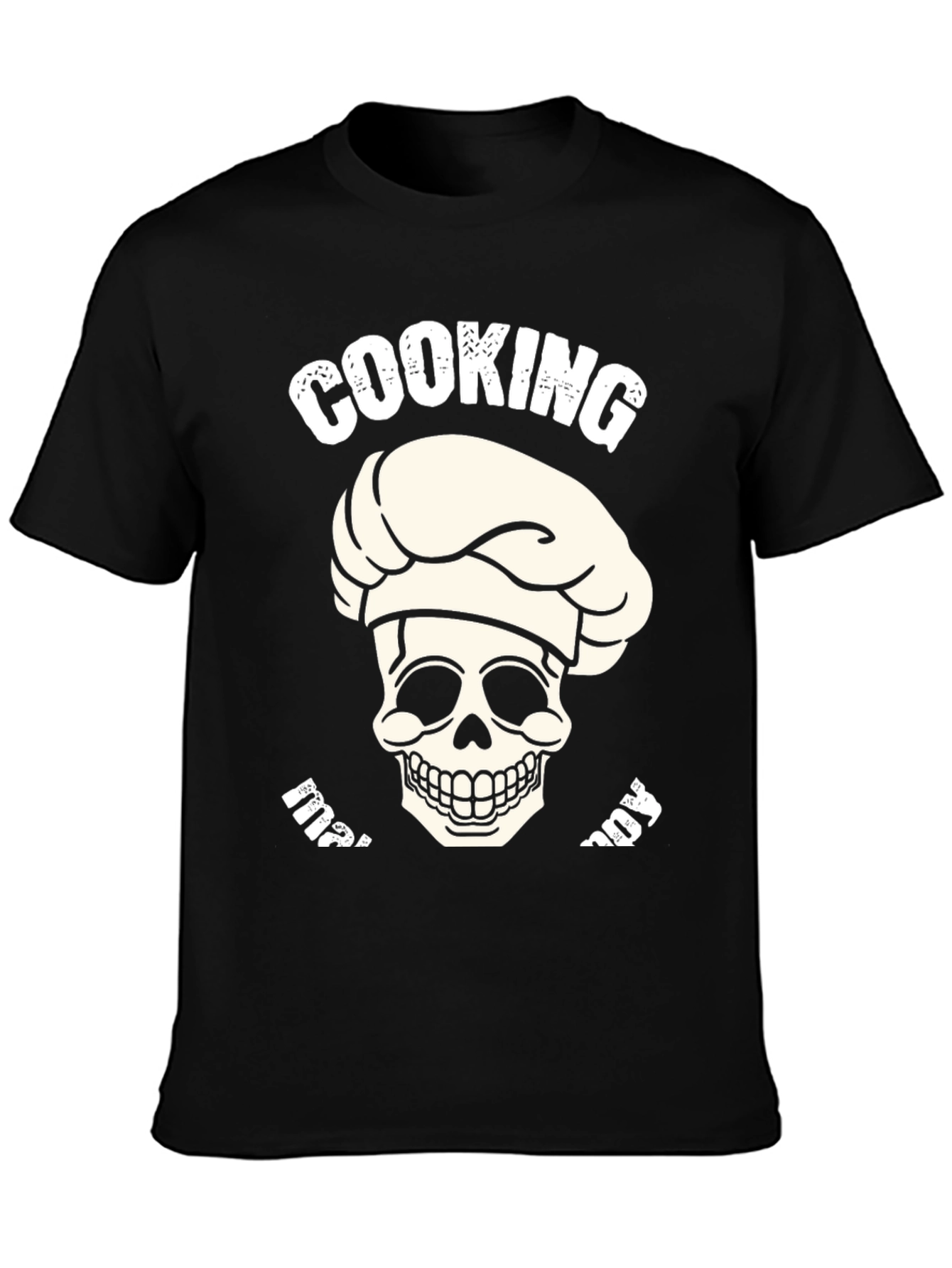 Cooking Til I Die Black T-Shirt