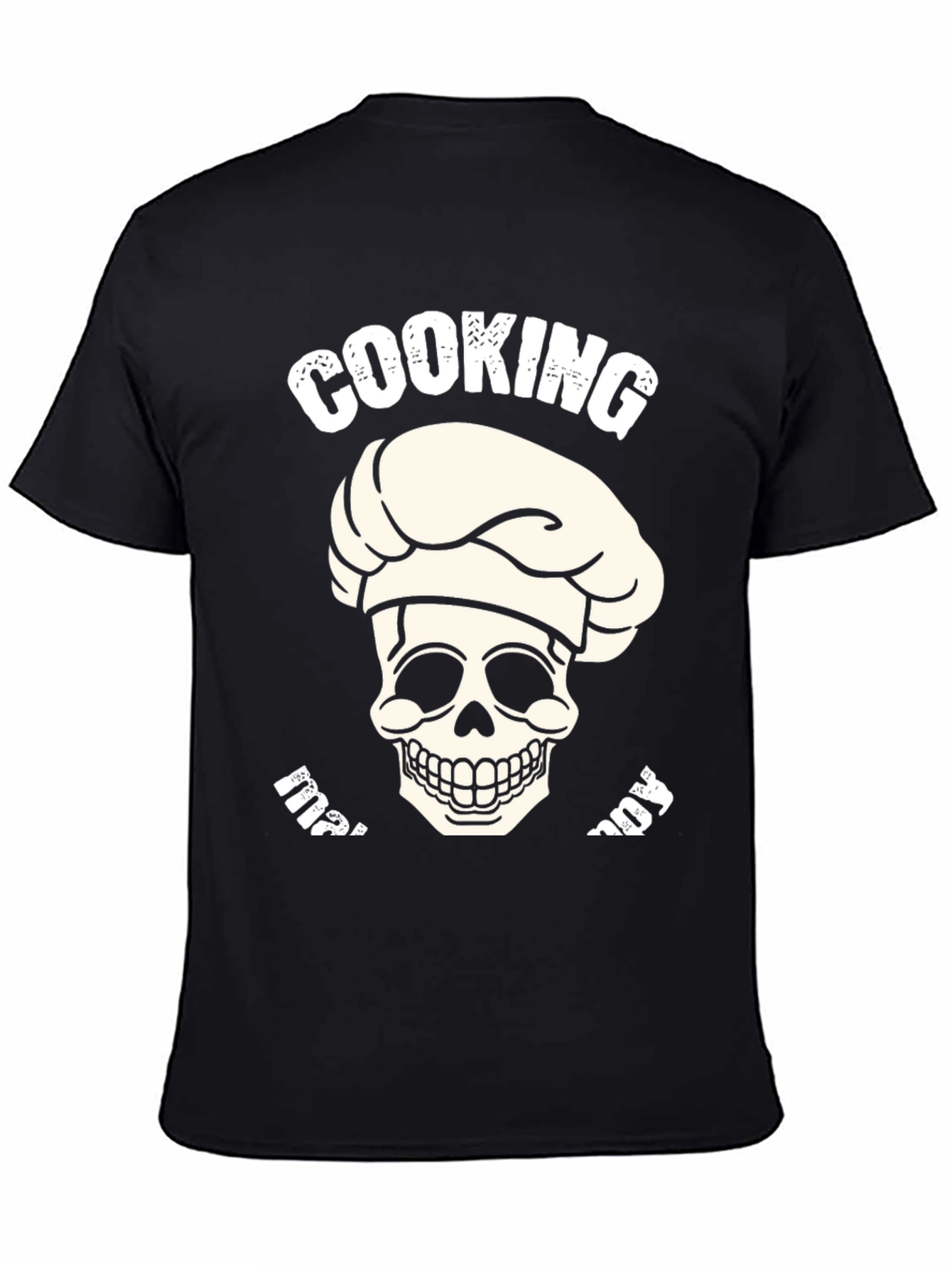 Cooking Til I Die Black T-Shirt
