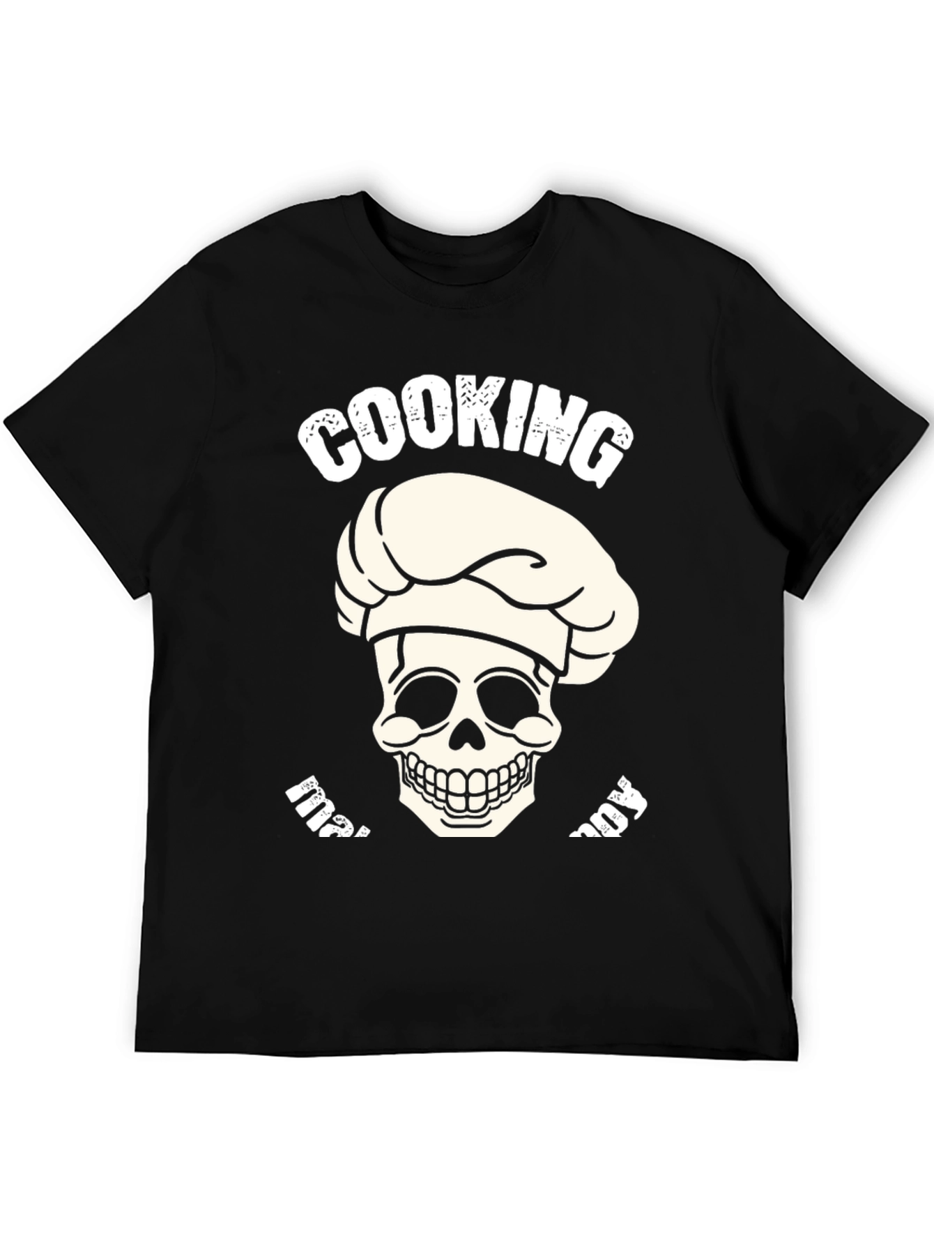 Cooking Til I Die Black T-Shirt