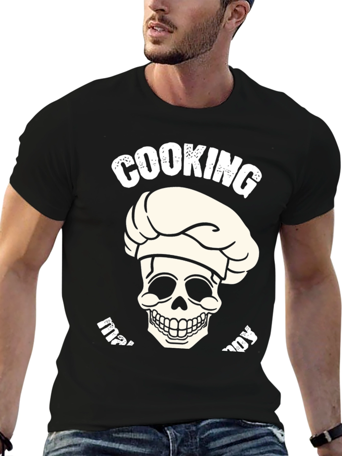 Cooking Til I Die Black T-Shirt