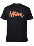 Pet Mom T-Shirt - Cute Paw Print Design