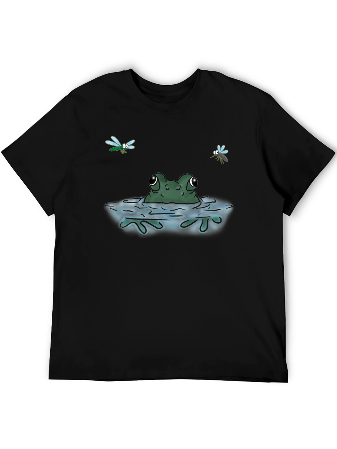 Frog in Water T-Shirt - Fun & Unique Graphic Tee