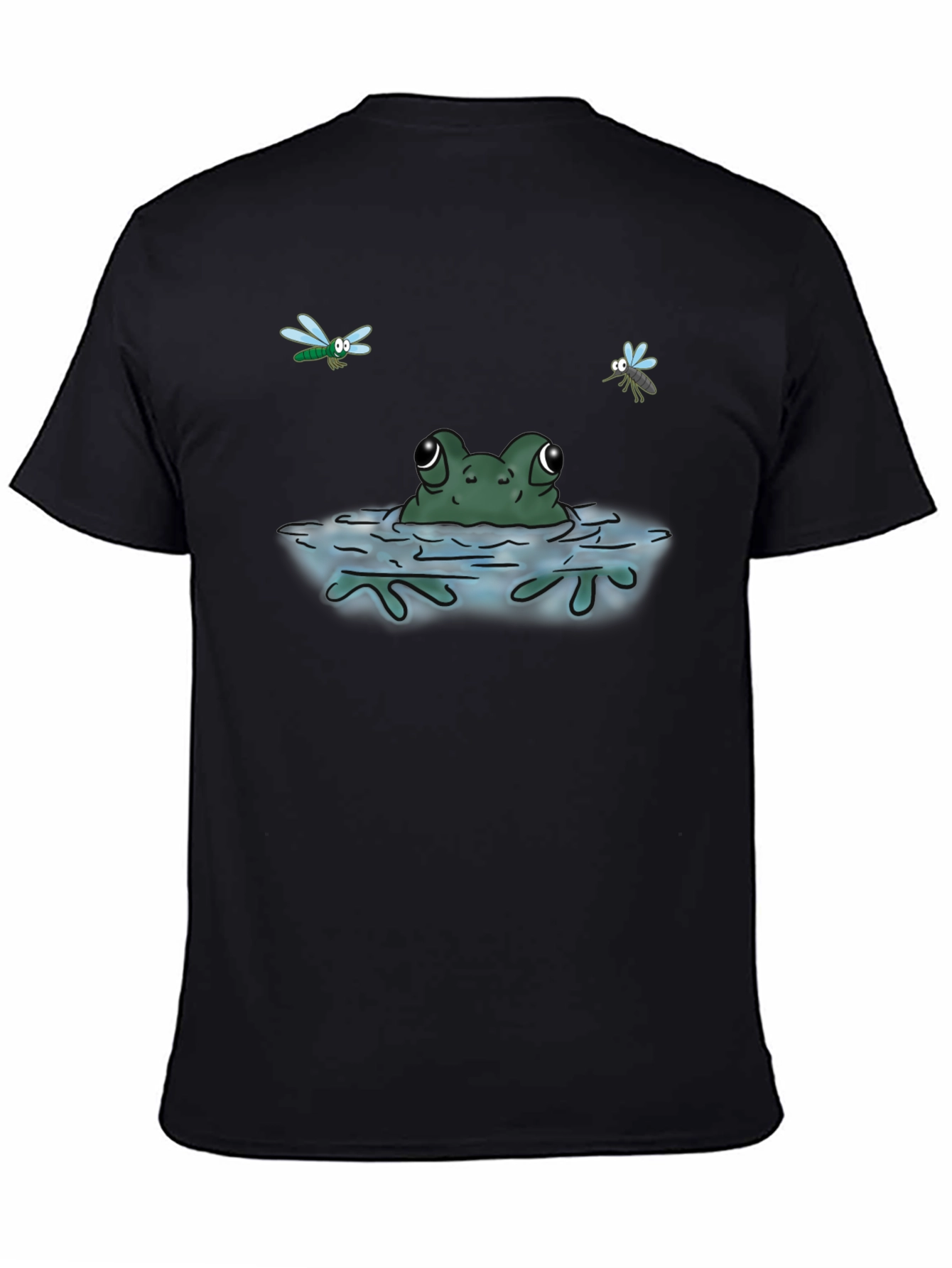 Frog in Water T-Shirt - Fun & Unique Graphic Tee