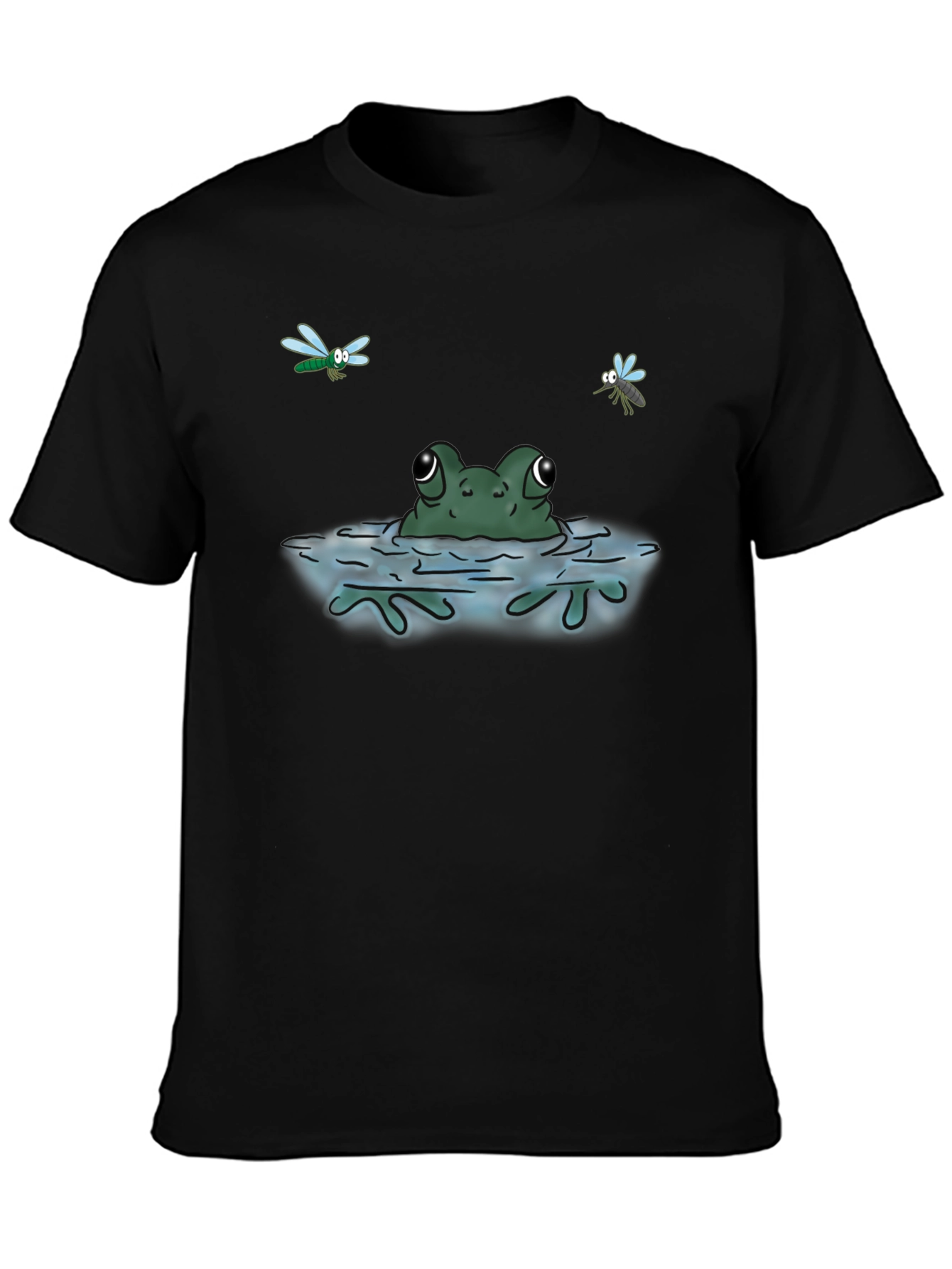Frog in Water T-Shirt - Fun & Unique Graphic Tee