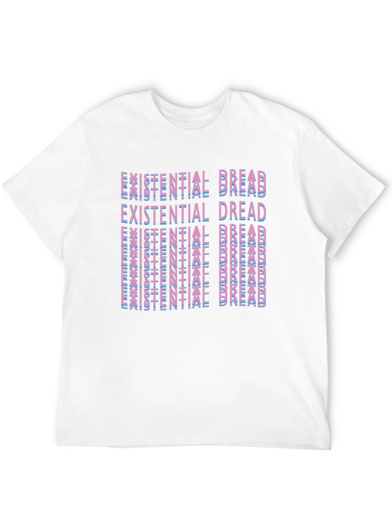 Existential Dread T-Shirt - Graphic Print Black Tee