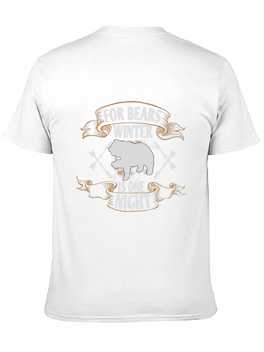 Bear Winter One Night Black T-Shirt