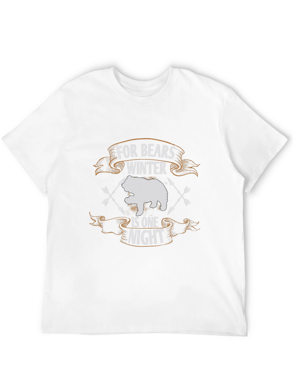 Bear Winter One Night Black T-Shirt