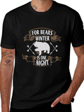 Bear Winter One Night Black T-Shirt