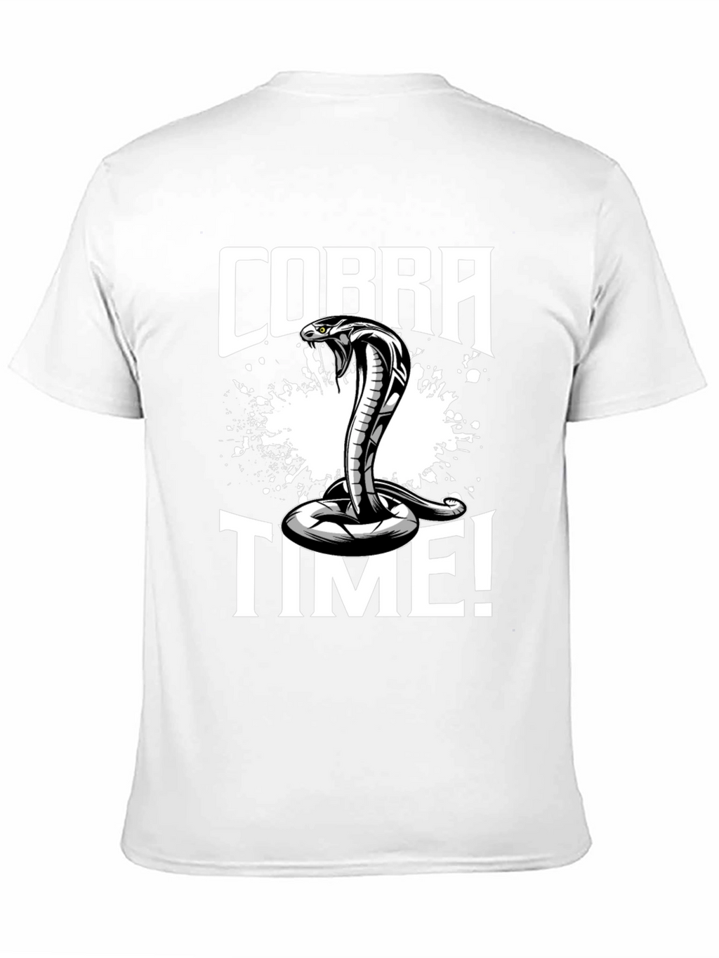 Cobra Time! Graphic Print Black T-Shirt