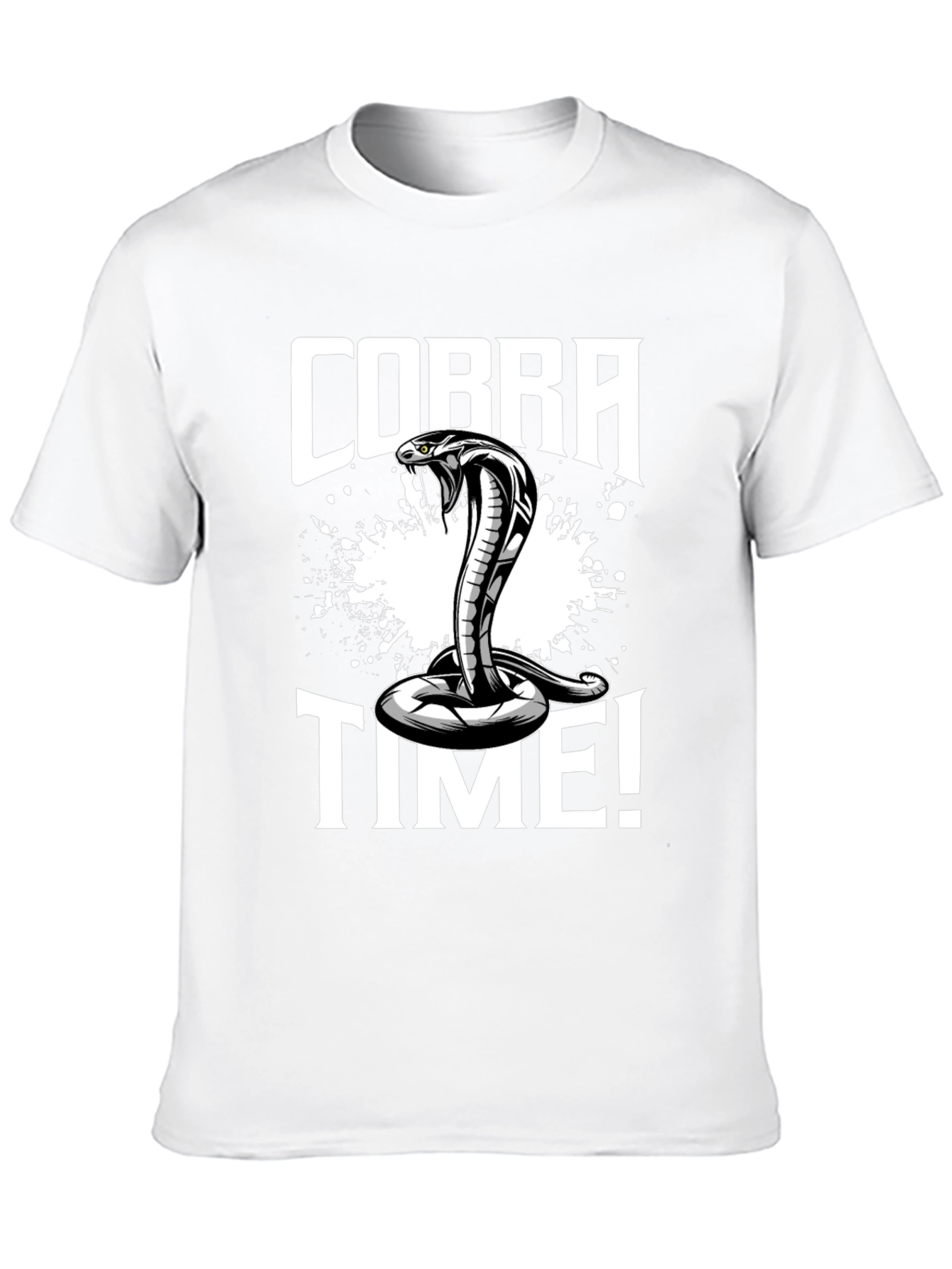Cobra Time! Graphic Print Black T-Shirt
