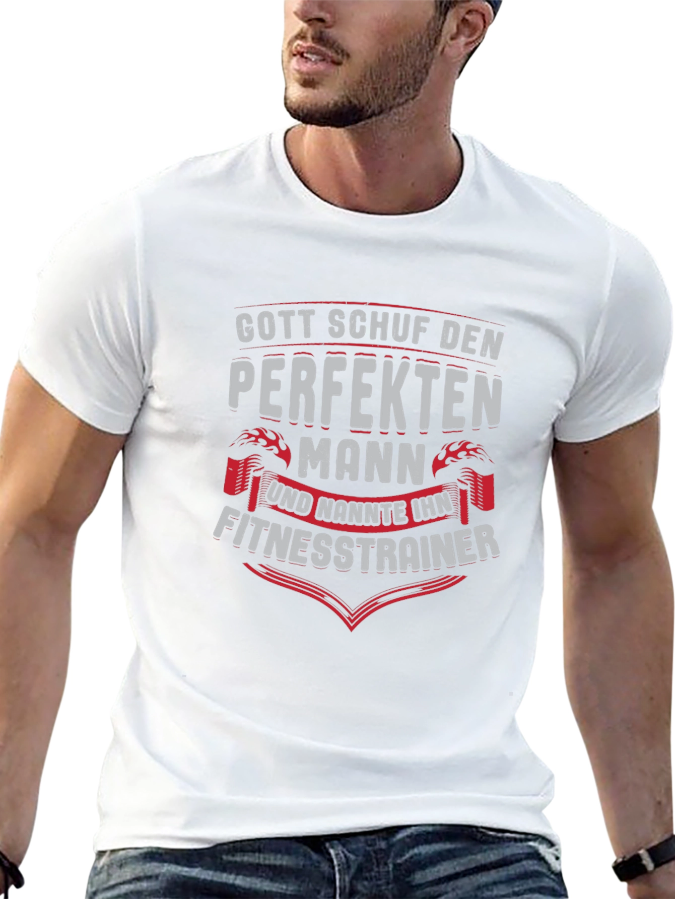 Fitness Trainer Perfect Man T-Shirt