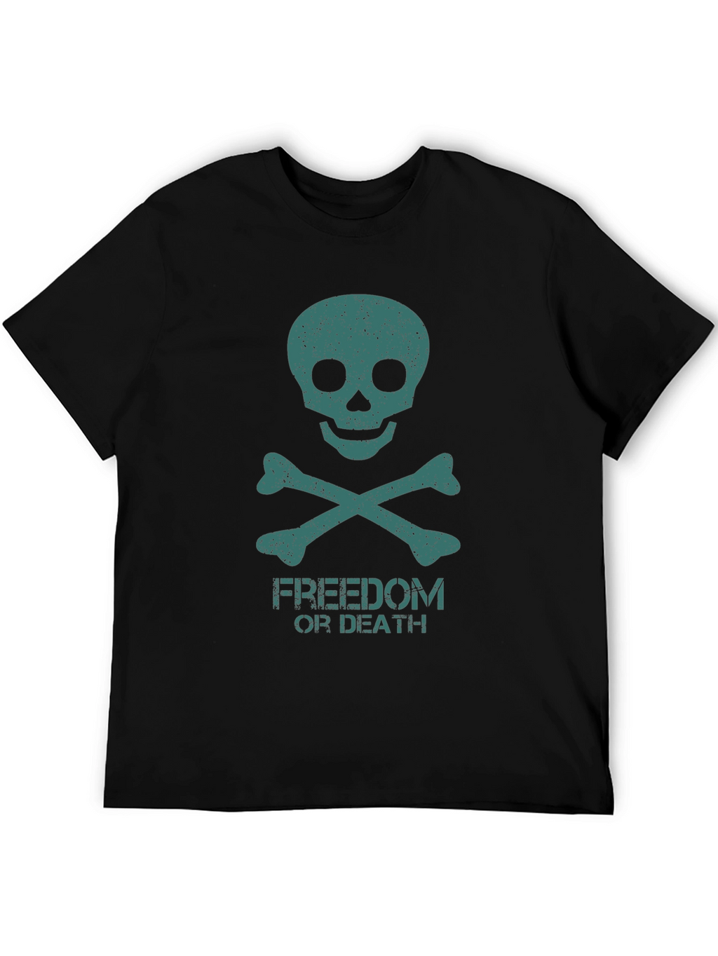Freedom or Death Skull Graphic Tee