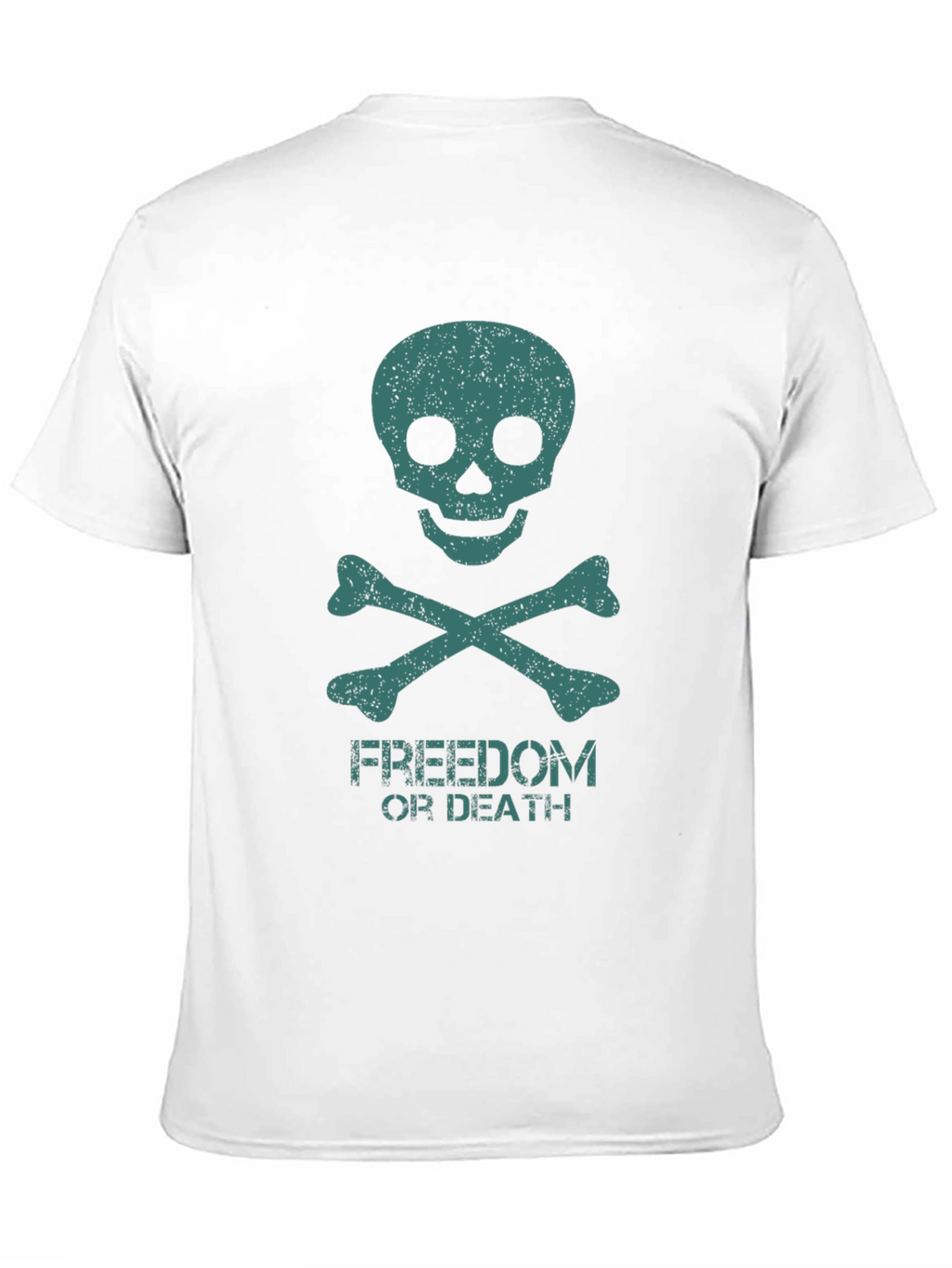Freedom or Death Skull Graphic Tee