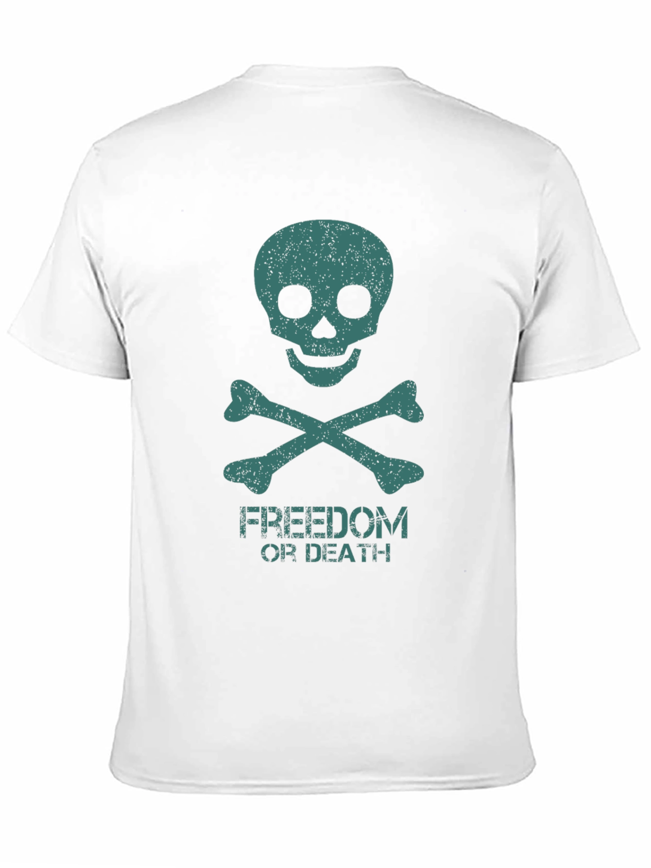 Freedom or Death Skull Graphic Tee