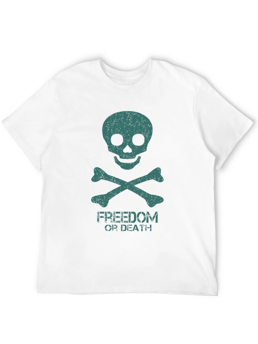 Freedom or Death Skull Graphic Tee