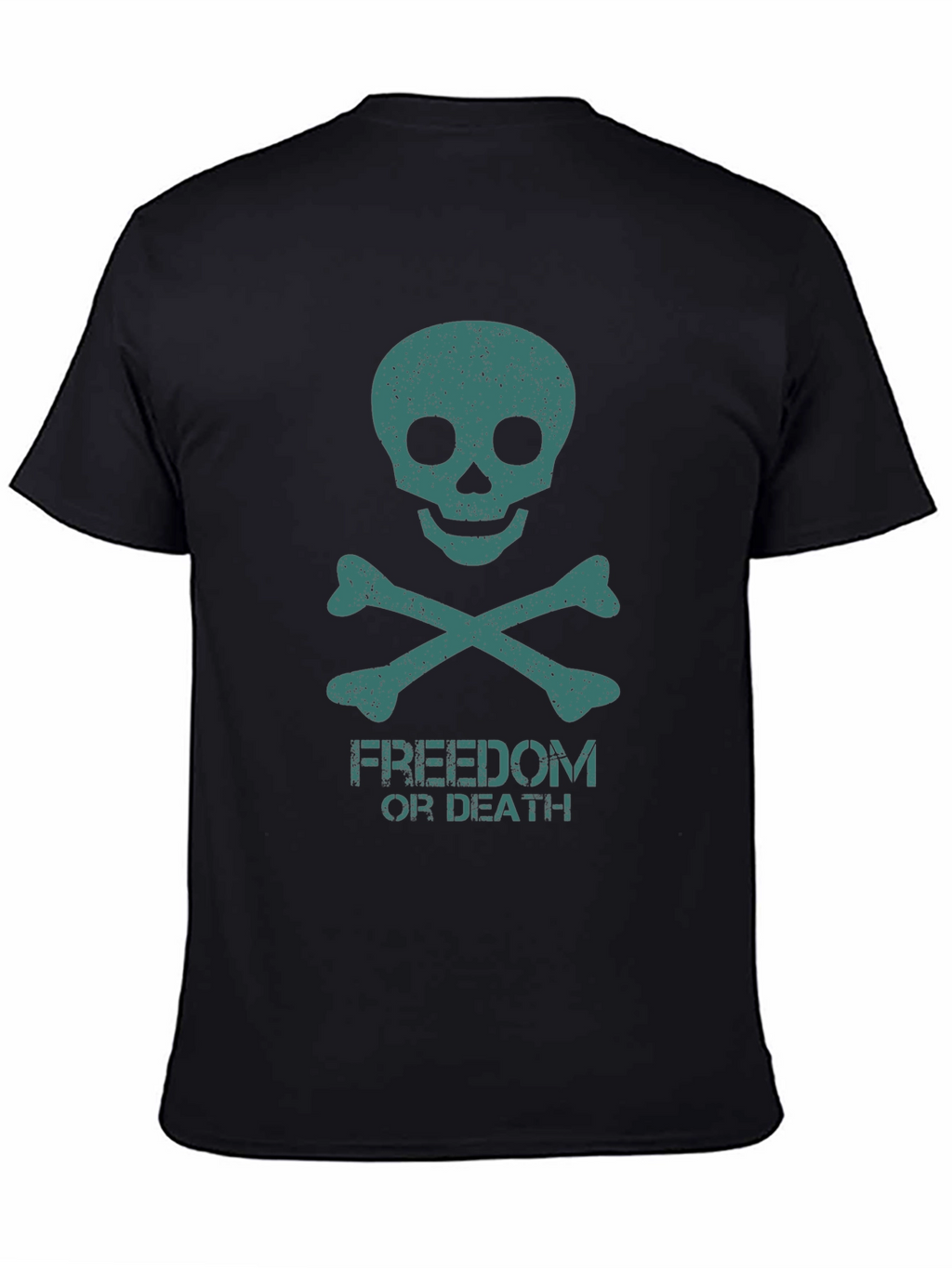 Freedom or Death Skull Graphic Tee