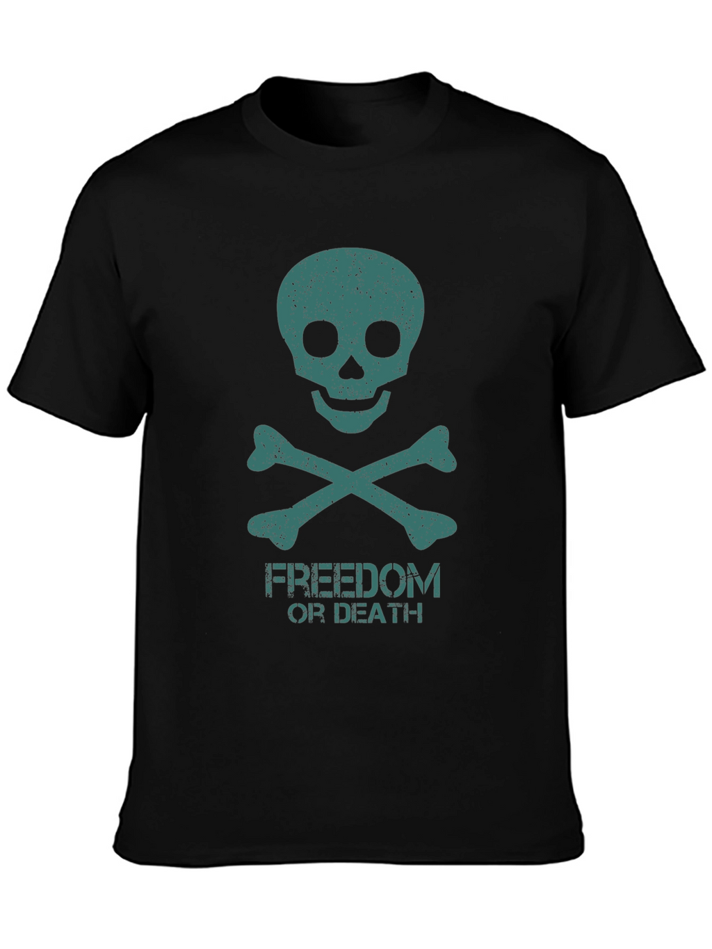 Freedom or Death Skull Graphic Tee
