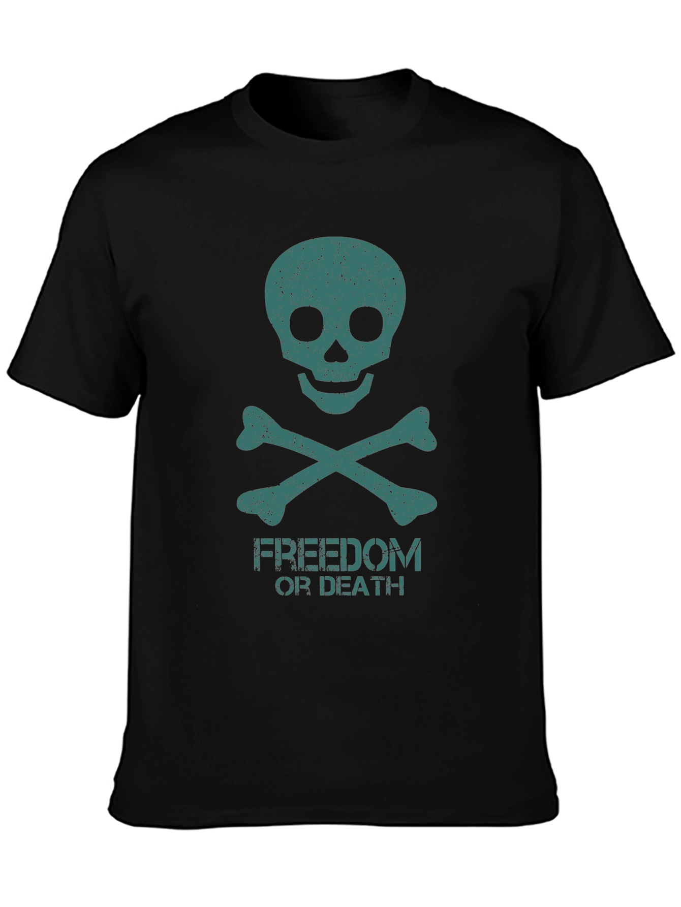 Freedom or Death Skull Graphic Tee