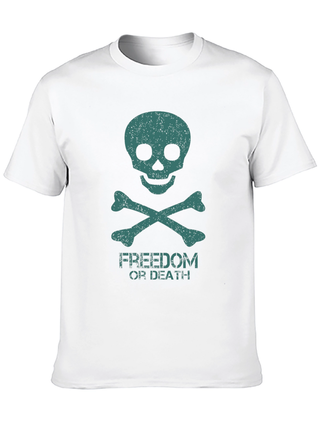 Freedom or Death Skull Graphic Tee