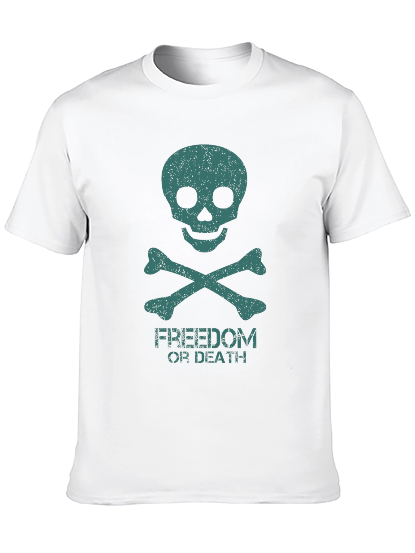 Freedom or Death Skull Graphic Tee