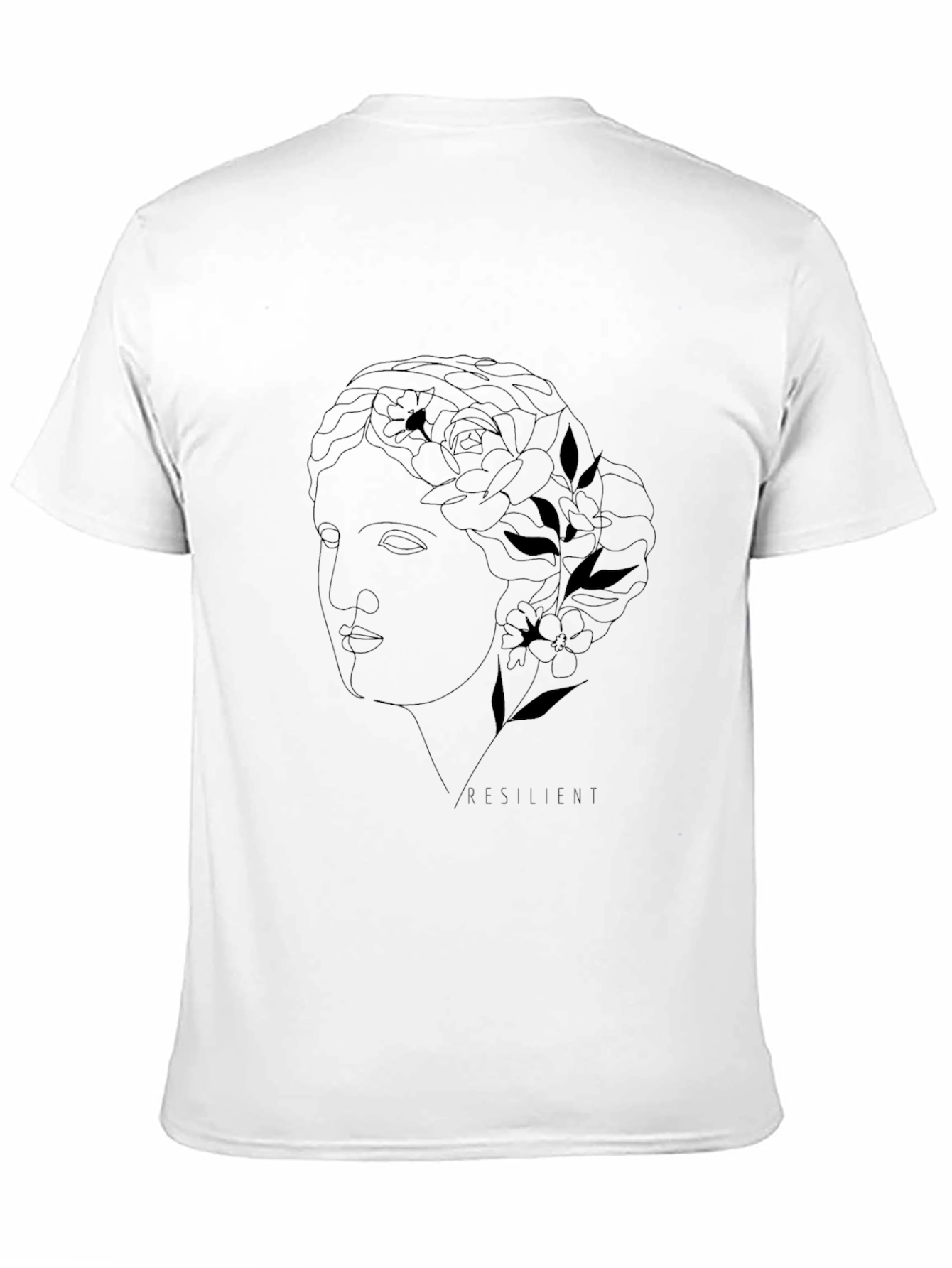 Resilient Graphic Tee - Black Cotton T-Shirt
