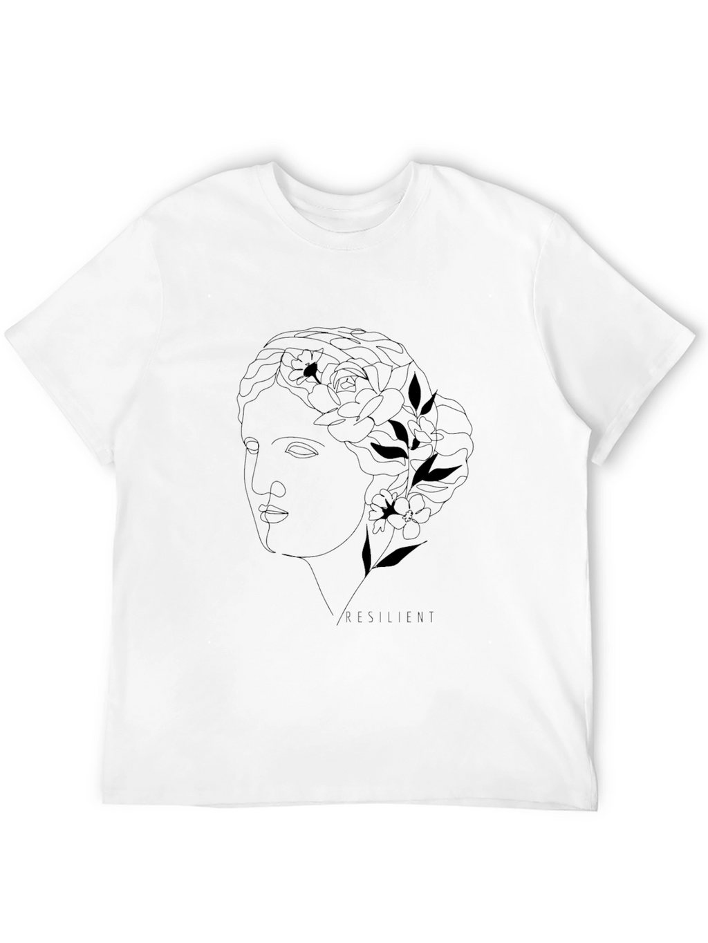 Resilient Graphic Tee - Black Cotton T-Shirt
