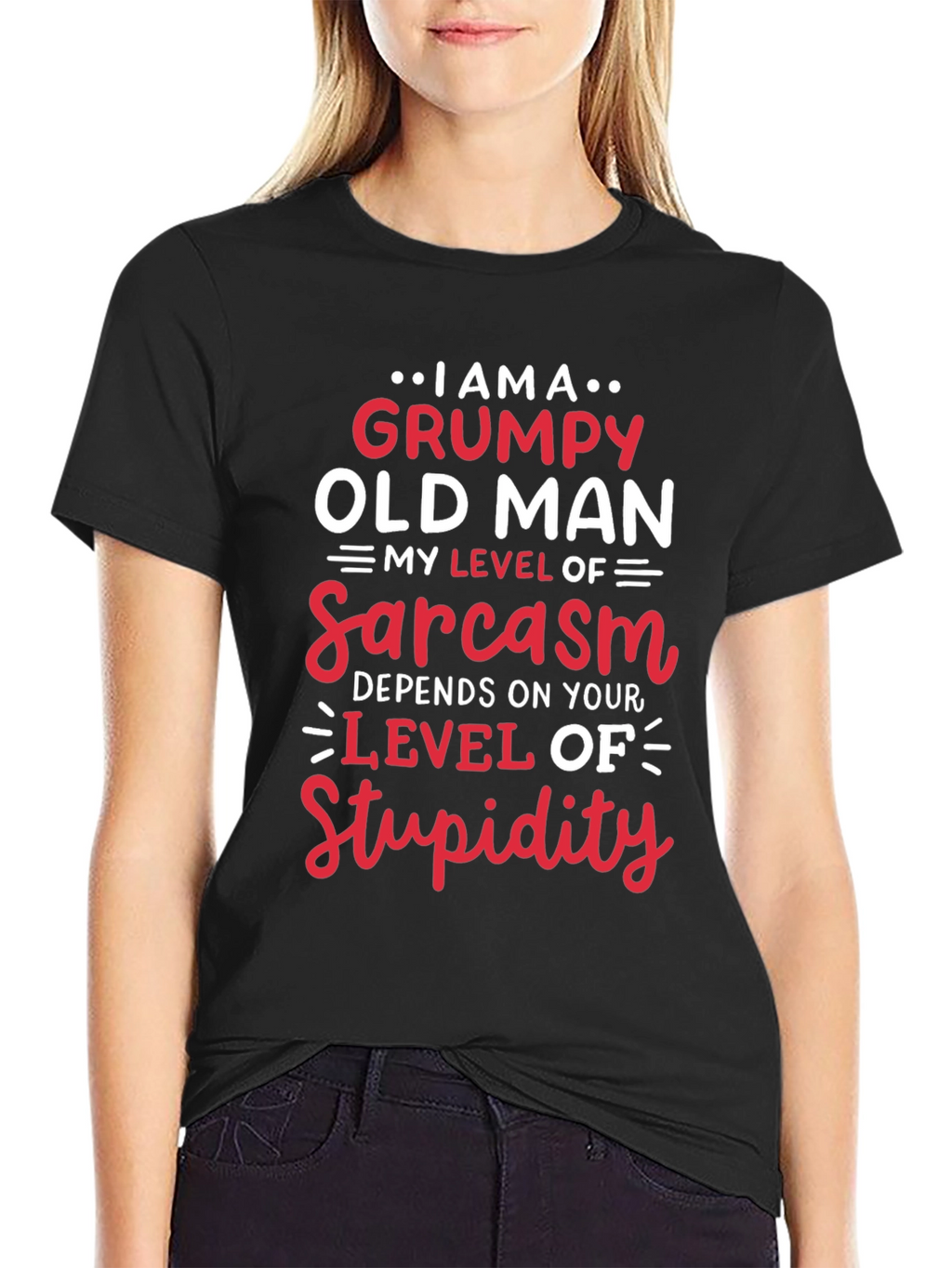 Grumpy Old Man Sarcasm Level T-Shirt