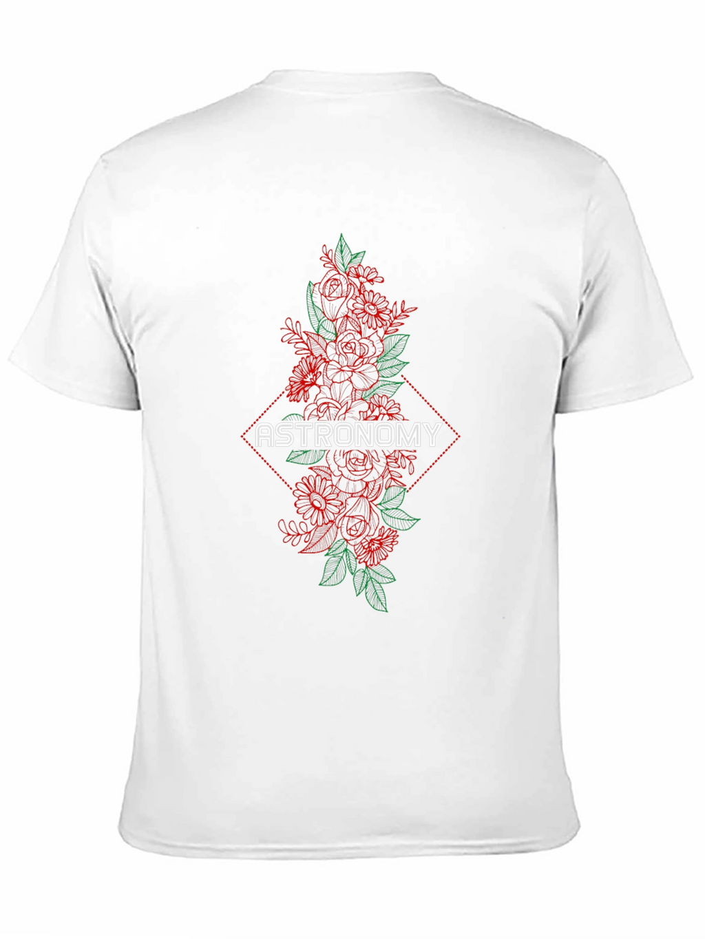 Astronomy Floral Graphic T-Shirt