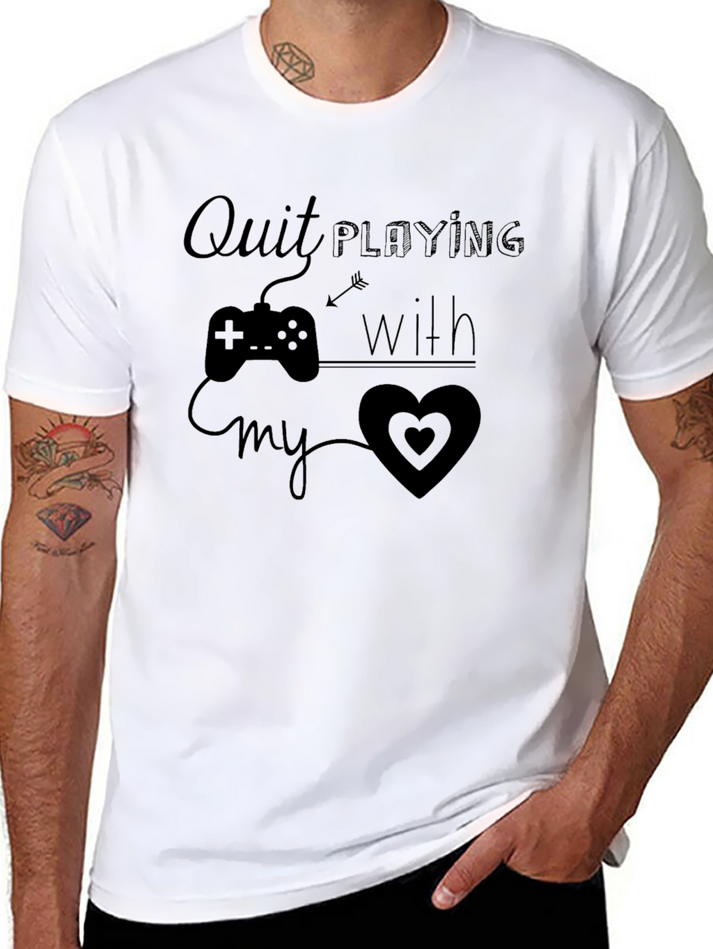 Quit Playing With My Heart Graphic Tee