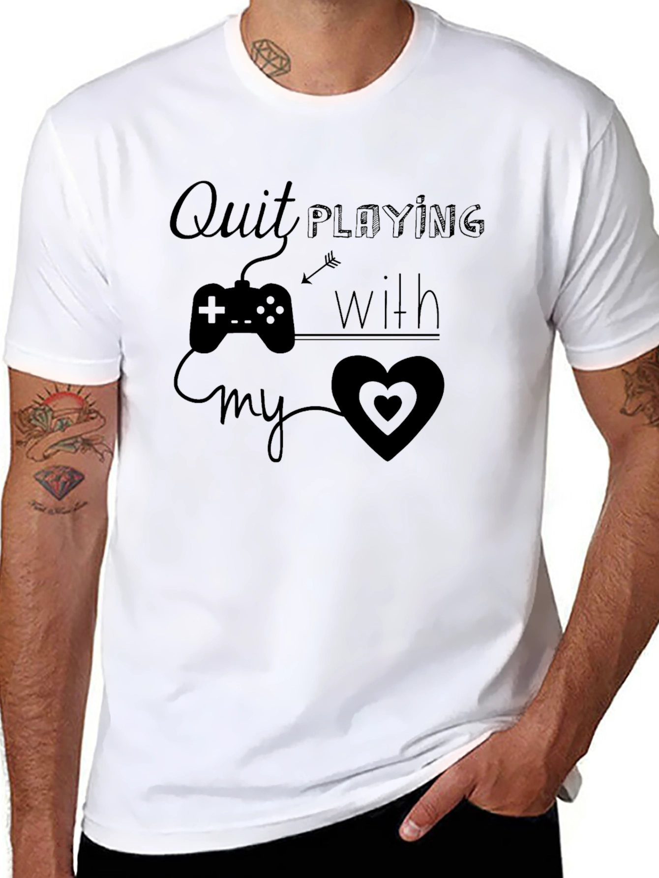 Quit Playing With My Heart Graphic Tee
