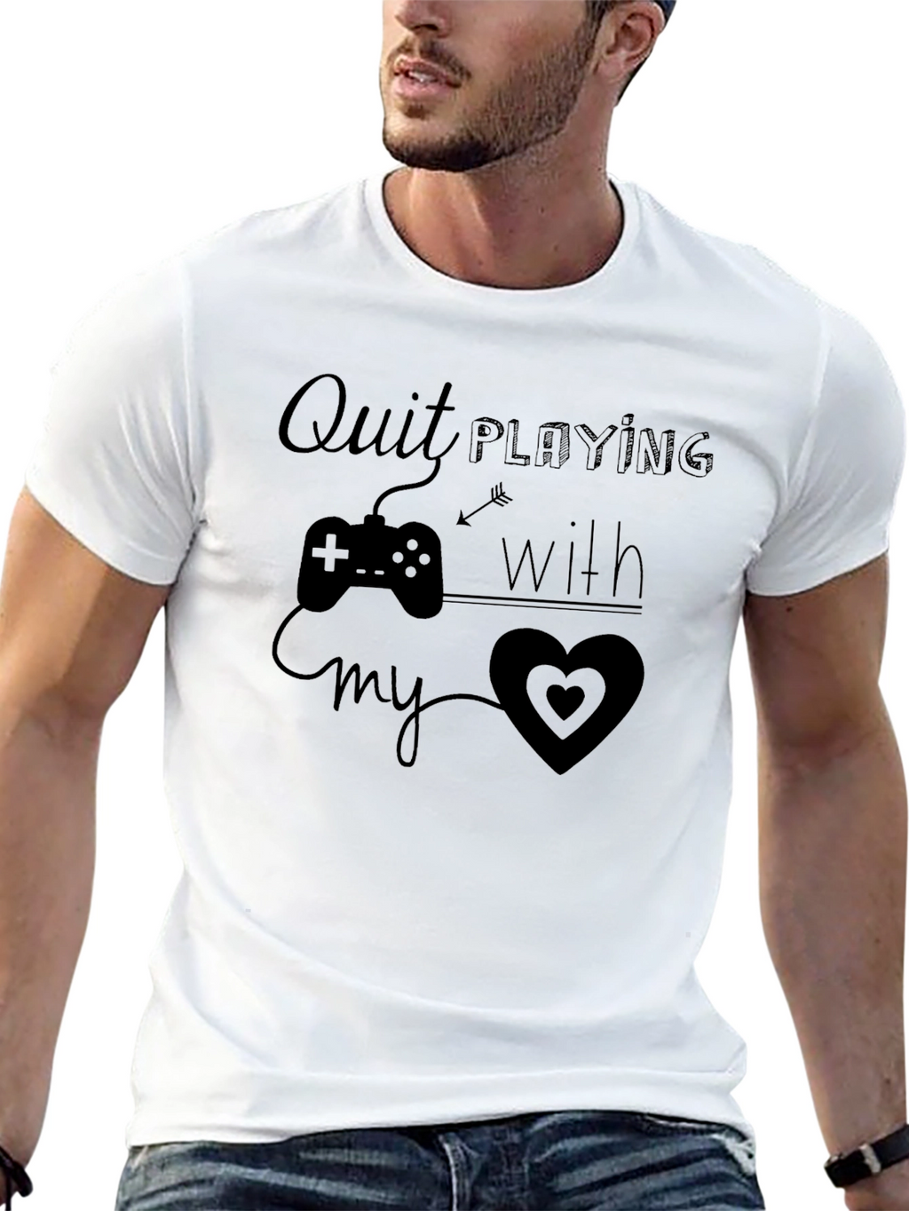 Quit Playing With My Heart Graphic Tee