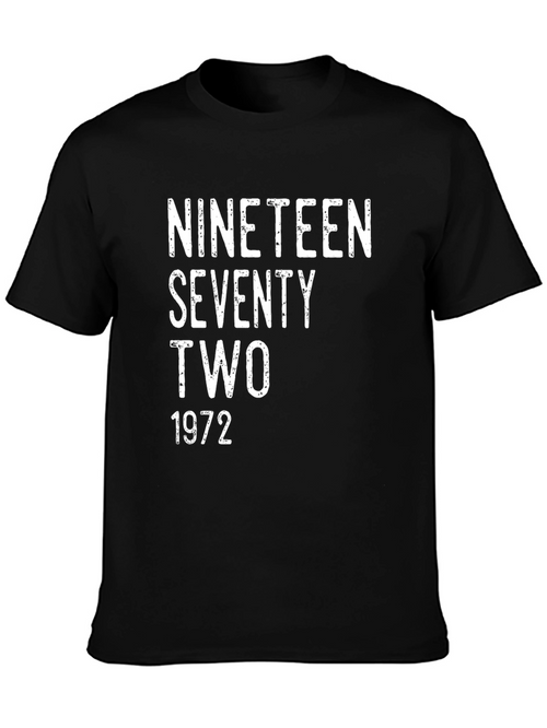 1972 Vintage Birthday T-Shirt