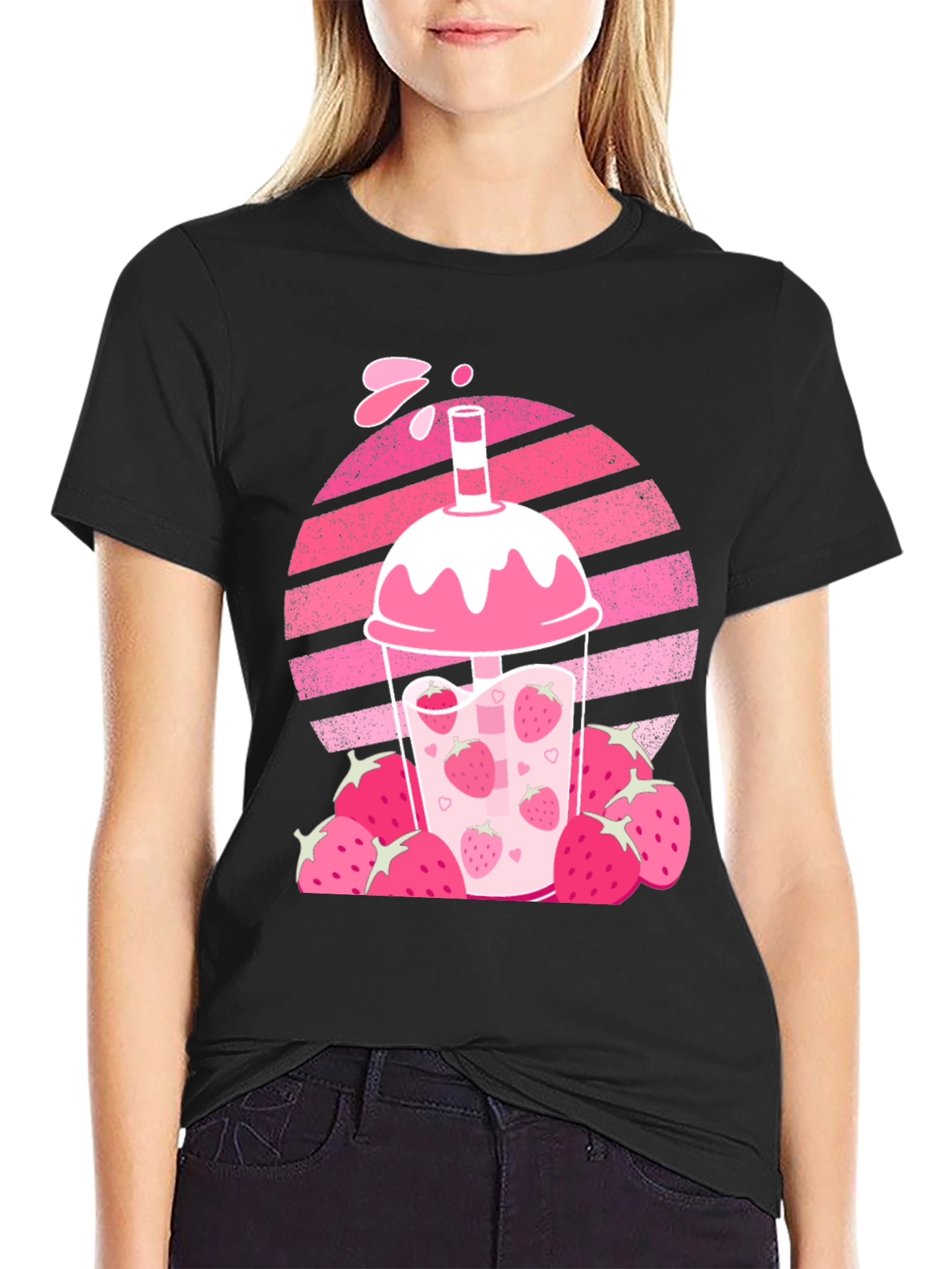Strawberry Bubble Tea T-Shirt