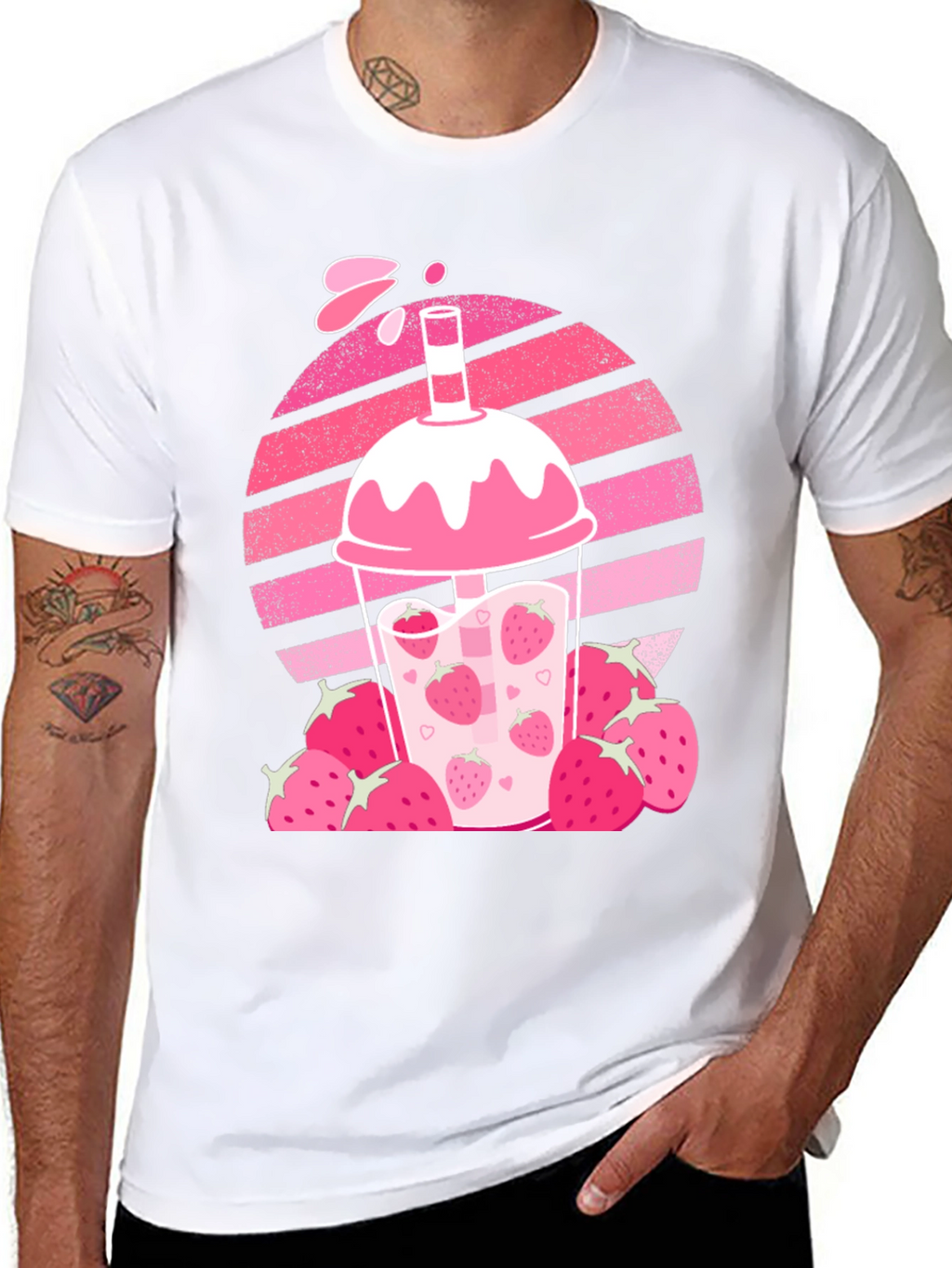 Strawberry Bubble Tea T-Shirt