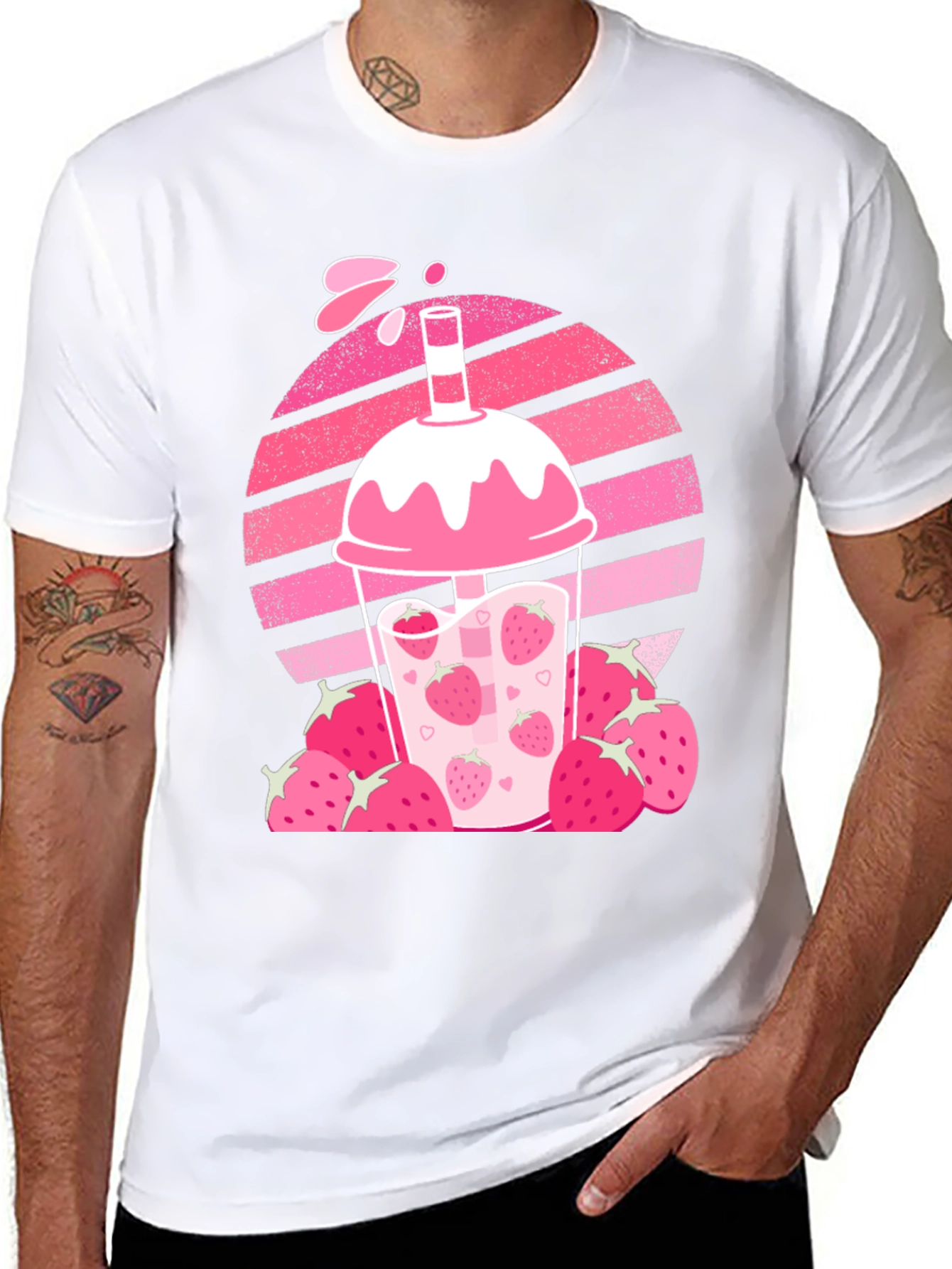 Strawberry Bubble Tea T-Shirt