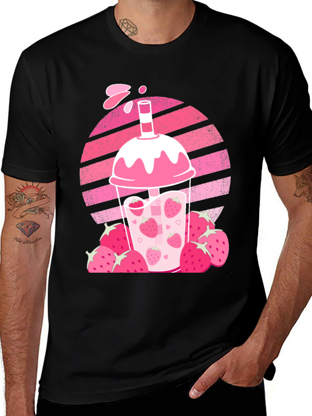 Strawberry Bubble Tea T-Shirt