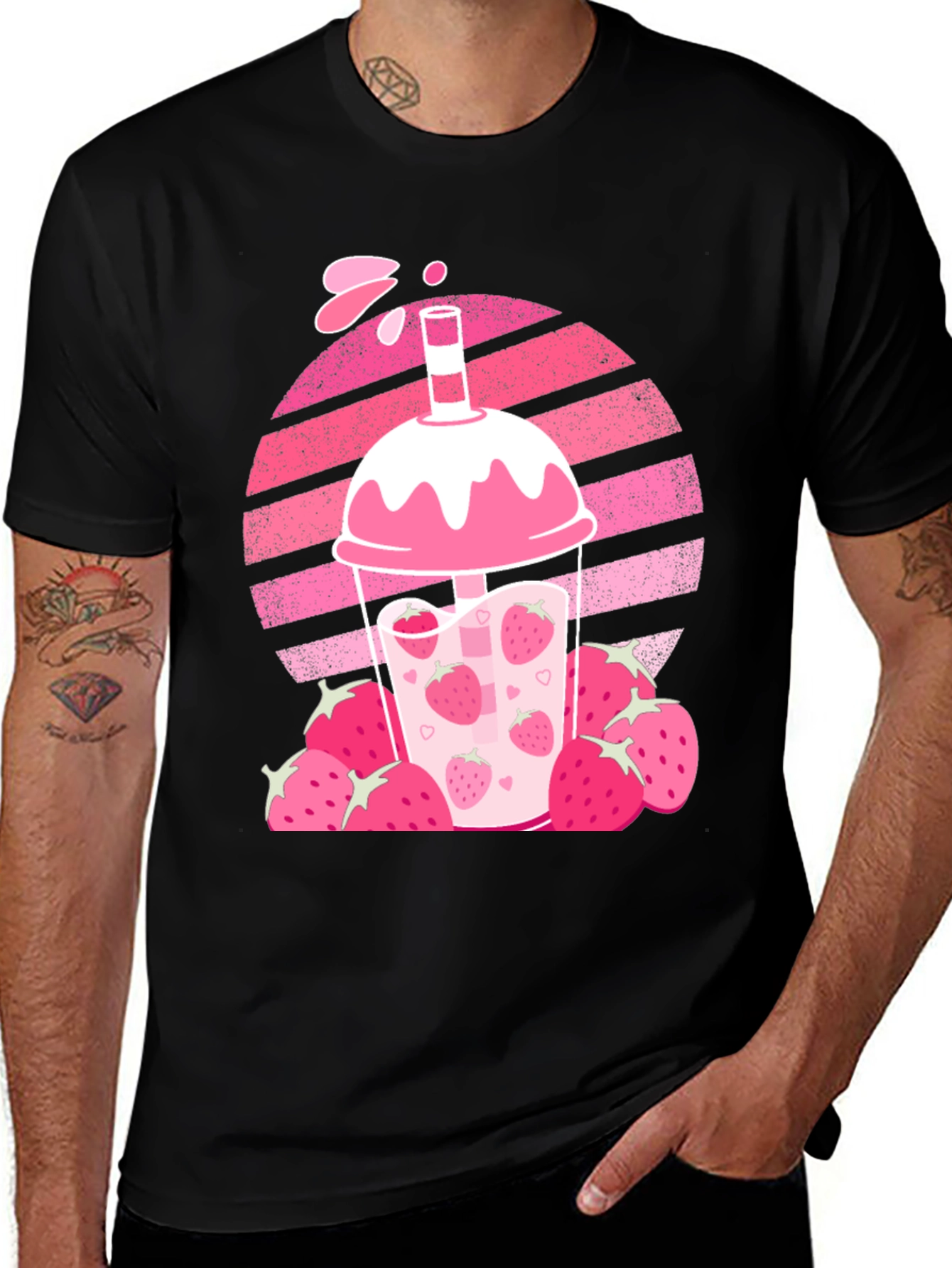 Strawberry Bubble Tea T-Shirt