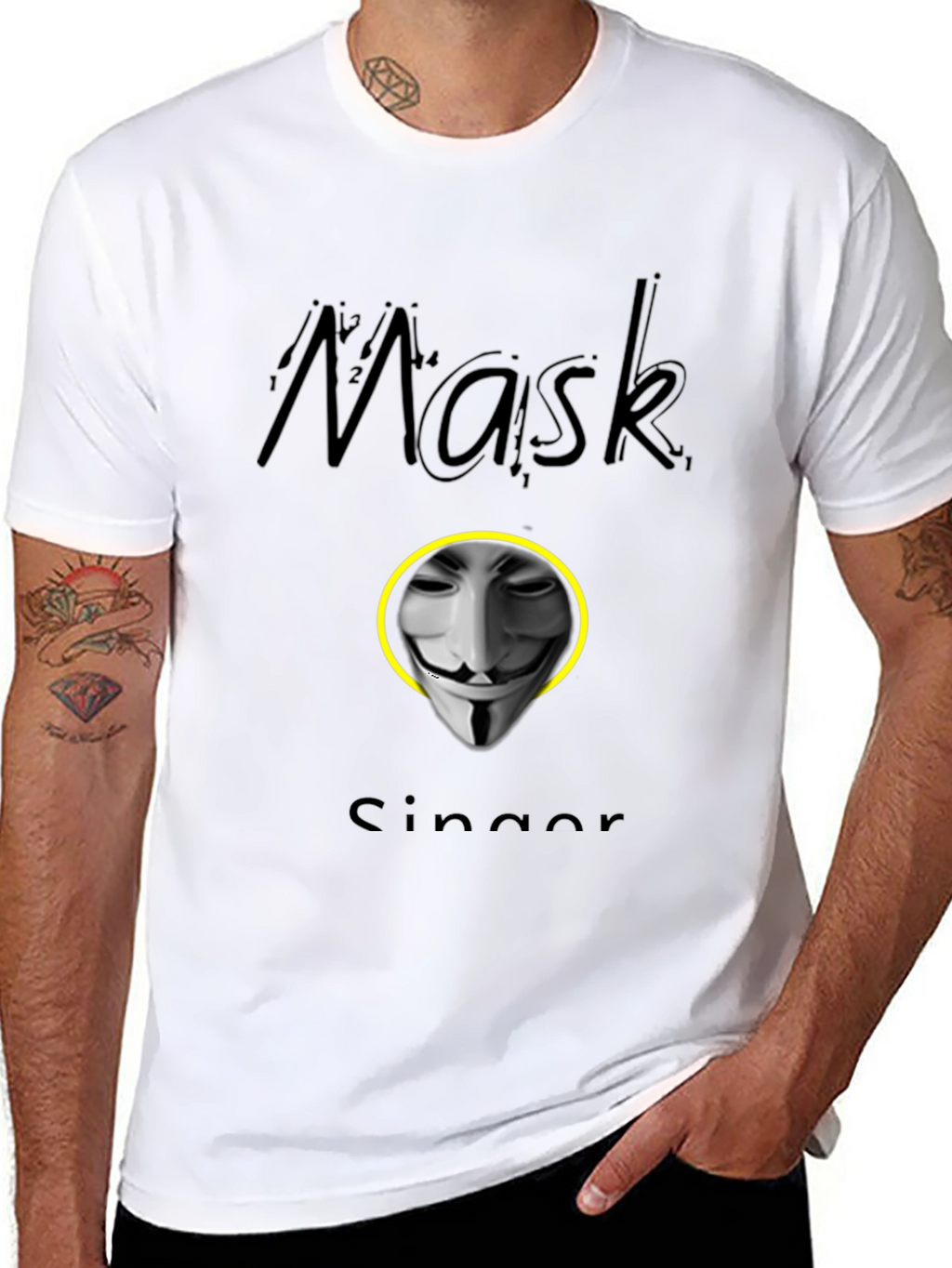 Masked Singer T-Shirt - Anonymous Mask Tee
